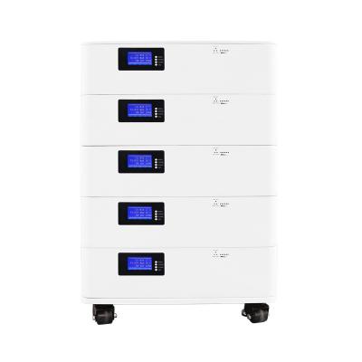 China Solar System LiFePO4 Battery Pack Parallel Inverter Mobile Stacked Home Solar Energy Storage Batteries 51.2V 200Ah 400Ah 500Ah for sale