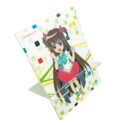 China De privé Logo Anime Phone Stand With-Gedrukte Figuur CMYK van de Beeldverhaalfoto Te koop