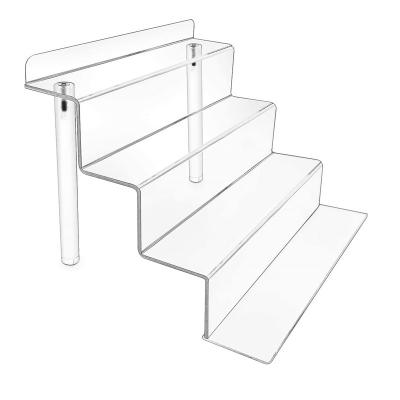 China kundengebundener klarer Acrylregalorganisator-Acrylic Riser Display-Stand zu verkaufen