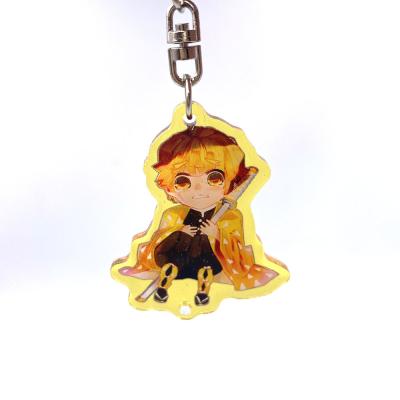 中国 エポキシのきらめきの半透明な日本製アニメのアクリルのKeychain 20g-25gの昇進のギフト 販売のため