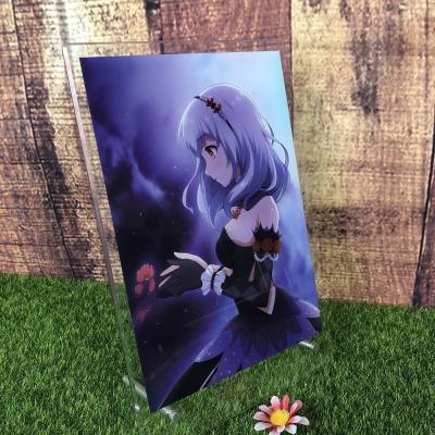 China Customized Acrylic display board/advertising display board with Anime figure/star/Cartoon figure/Company Logo Printed for sale