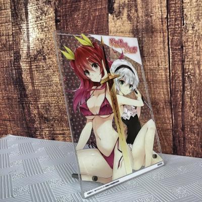 China Tischplatten-Zeichentrickfilm-Figur verziert Anime-Zahl Druckacrylausstellungsstand zu verkaufen