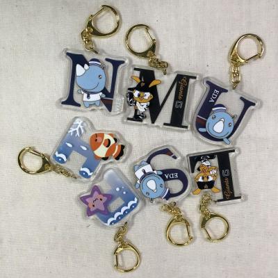 Cina ROHS ha approvato il regalo di anime ha messo la figura abitudine Keychains acrilico di anime in vendita