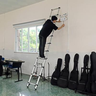 China Cheap Price Folding Ladders Step Ladder 4.4m Telescopic Ladder Telescopic Aluminum 4.4m for sale