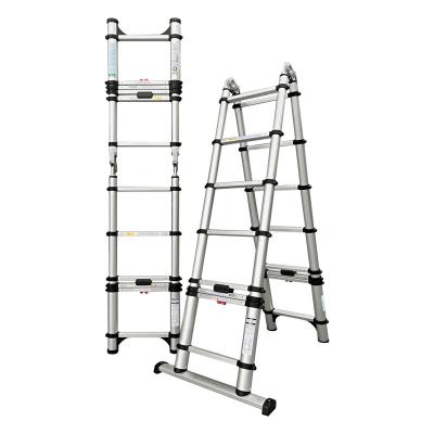 China Aluminum Ladder 8.4ft/3.2m Wholesale High Quality Cheap Telescopic Aluminum Telescopic Ladder Folding Ladders Ladder for sale