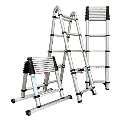 China Factory Supplier New Product Aluminum Folding Ladders Aluminum Folding Ladder Telescopic Ladder 3.6m for sale