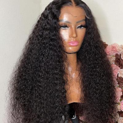 China Brazilian Kinky Curly Silky Straight Wave Natural Wigs Pre Plucked Lace Front Human Hair Hd Wigs 13X6 Lace Front Wigs for sale