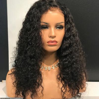 China Good Quality Brazilian Swiss Lace Closure Lace Front Human Hair Women Wave Wigs Silky Straight Wigs Pre Pluck Curly Curly Wig for sale