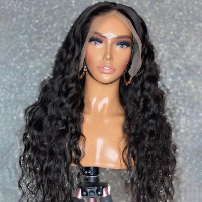 China Silky Straight Water Wave 250 Density Hair Wigs Align Virgin Hair Wig For Women Brazilian Hair Hd Lace Front Wigs for sale