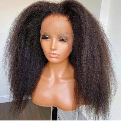 China 2021 Preplucked Hairline Wholesale Silky Straight Human Hair Wigs Natural Wave Wigs For Women Curly Straight Wig for sale