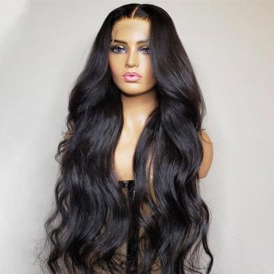 China Silky Straight Wave Cuticle Aligned To Lace Frontal Wig Human Hair Lace Front Wigs Pre Plucked Raw Virgin Hair Wig for sale