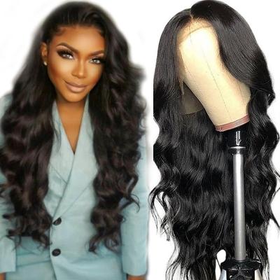 China Wholesale Silky Straight Wave Afro Hair Wigs 18-40 Inch 180% Density Body Wave 13x4 13x6 Hd Lace Frontal Wigs for sale