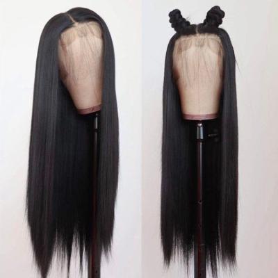 China Hd Silky Straight Swiss Sheer Lace Frontal 100% Virgin Human Hair Wigs Long Hair 40 Inch Wigs for sale