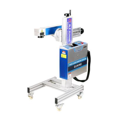 China Videojet Air Cooled 1064nm CO2 Laser Marking Portable Laser Engraving Machine Metal Fiber Laser Marking Conveyor for sale