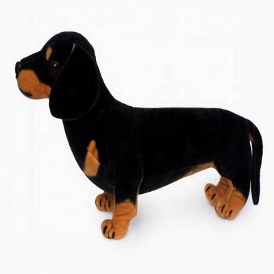 China Wholesale Realistic Dachshund Stuffed Plush Dog Stuffed Toy Stuffed Stuffed Toy for sale