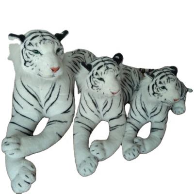 China Hot Selling White Tiger Plush Toy Realistic Plush Toy Custom Tiger Stuffed Plush Toys for sale