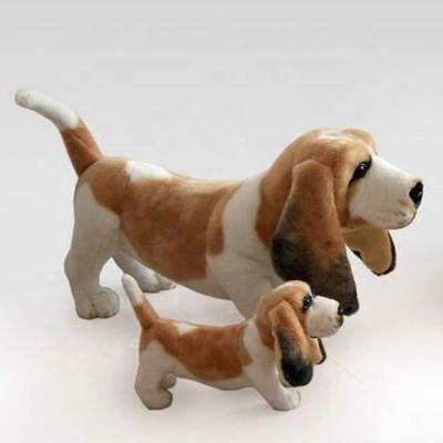 China New Style Realistic Basset Hound Dog Plush Stuffed Toy Soft Plush Toy for sale