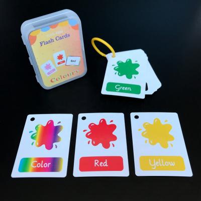 China Customized Paper Hot Selling Educational Card Printing Design Flash Cards for sale