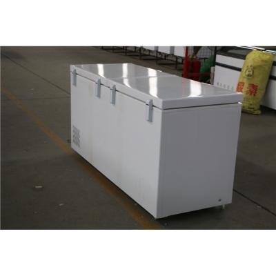 China Hotel Large Capacity 358L Top Open Door Double Zone Industrial Chest Freezer for sale