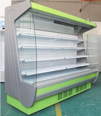 China Double-temperature commercial supermarket refrigeration equipment freezer refrigeration showcase refrigerator for supermarket for sale