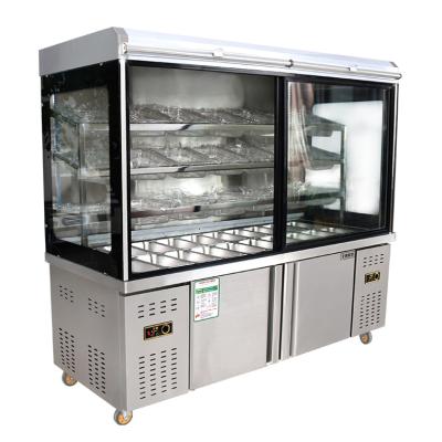 China Double-temperature Fruit Meat MaLaTang Freezer Fridge Freezer Vegetable Chiller Freezer Cooler for sale