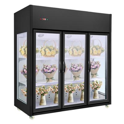 China Single-temperature High-quality Flower Refrigerator Display Showcase Cooler Refrigerator For Flower for sale