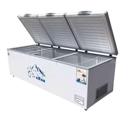 China Single-temperature Horizontal Large Capacity Refrigerator Chest Freezer Refrigeration Equipment For Fish Shop Supermarket Meatmarket for sale