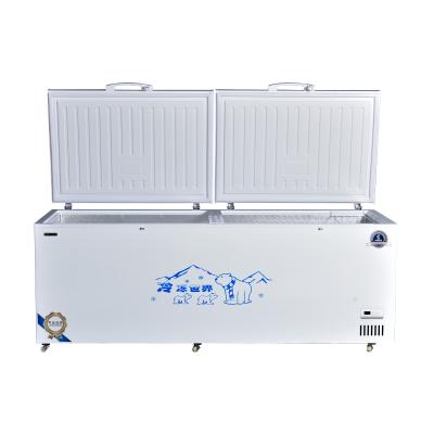 China Single-temperature Restaurant Freezer Large Capacity Chest Freezer Refrigerator Store Chest Freezer Chest Freezers for sale