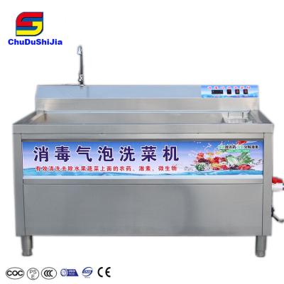 China Automatic Ozone Washer Green Vegetable And Fruit Cleaning Vegetable Washing Machine for sale