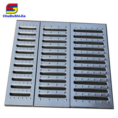 China Steel Floor Drain Kitchen Drain Strainer Grating Ditch Cover for sale