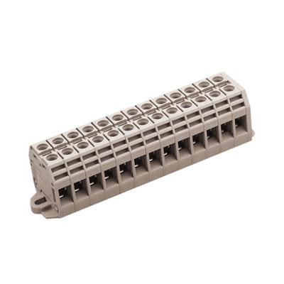 China High quality modular compact design power distribution panel single-post terminal block connector 11 - A.W.G. 20 for sale