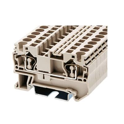 China PA66 Quick Connect Electrical Self-Locking High Voltage Terminal Block for sale