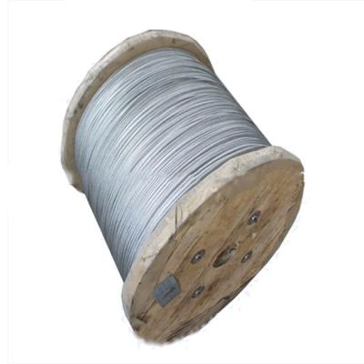 China MANUFACTURING Electrical Wire 1*7 Cables Hot Dip Galvanized Wire Steel Wire Rope for sale