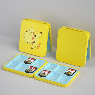 China Card Storage Nintendo Switch Silicone Magnetic Card Box 12 Pieces NS Game Card Storage Box Accessories for sale