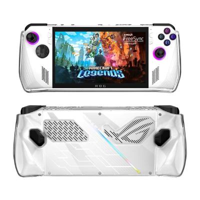 China Perfectly Fit Transparent Soft TPU Material Game Console Handheld Case Eco-friendly for ROG Ally Back Cover for sale