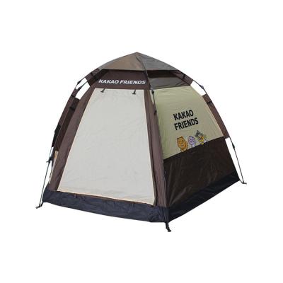 China Tube type tent stake 3 person household carpas dome season 1/2 season family tent durable awning tent outdoor camping tents for sale