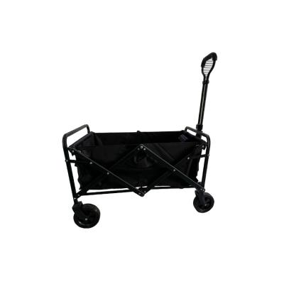 China 80KG 600D Oxford Cloth Beach Garden Folding Wheels Collapsible Off-Road Wagon Camping Cart Hand Carts Beach Wagon Wagon for sale