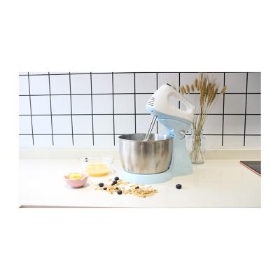 China Design Tilt Head With Stainless Steel 3.5L Mixing Bowl 300*200*310Mm Desktop Beater 5-Speed ​​ABS Paint Plastic Paint Mixer for sale