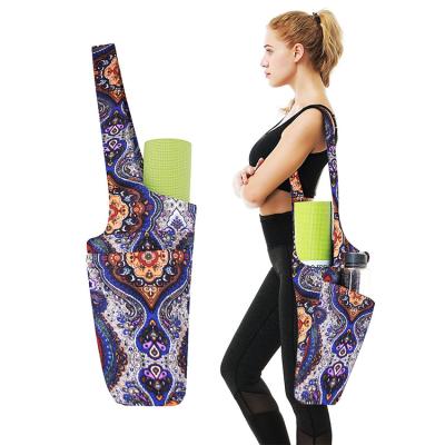 China High Quality Waterproof Gym Yoga Mat Duffle Bags With Custom logo of yoga mat lady bag for sale