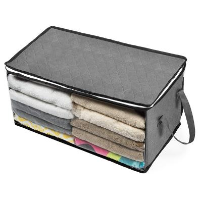 China Wholesale Collapsible Foldable Oxford Storage Box Storage Bags For Clothes for sale