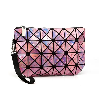 China Fashion high quality cosmetic bags portable diamond drop handbag makeup bag for wholesale for sale