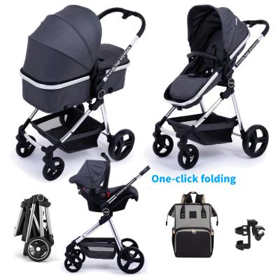 China Hotmom lightweight baby strollers carseat stroller bebes de Para de cochecitos de mejores line of sight stroller 25kg travel system stroller 3