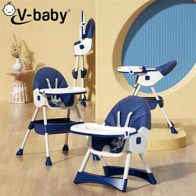 China Modern Wholesales Kids Safety Foldable Adjustable Baby Dining Chair Toddler Baby Feeding Arbiter Chair For Baby Feeding for sale