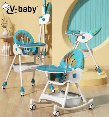 China Modern Wholesale Kids Plastic Referee Chair Baby Multifunctional Referee Chair Baby Feeding Eating Highchair for sale