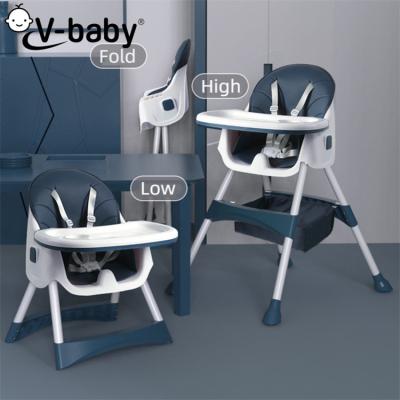 China 2022 OEM Manufacture Modern Adjustable Height Babies High Baby Feeding Chair For Kid Children for sale