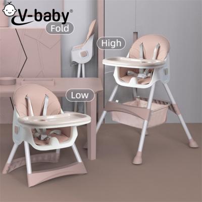 China 2023 Promotion Modern Fashion Kids Removable Portable Baby Dining Umpire Chair With Wheels for sale