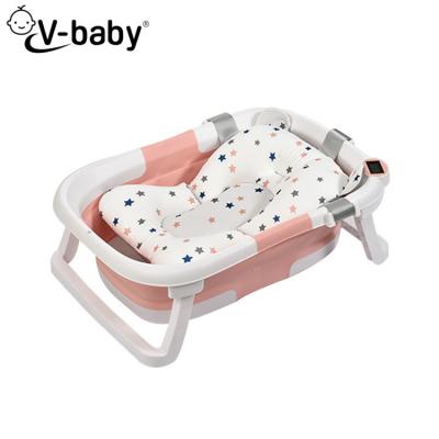 China Foldable Infant Tub Indoor Plastic Baby Tub Bath Cushion for OEM Baby Tub Portable Bathtubs Set Newborn for sale