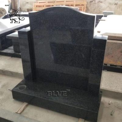 China Natural Stone Tombstone Black Granite Monument Headstone Solid Large Modern en venta