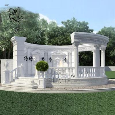 China Marble Garden Roman Column Building Luxury Decorative Pillars Columns Project Large Outdoor en venta