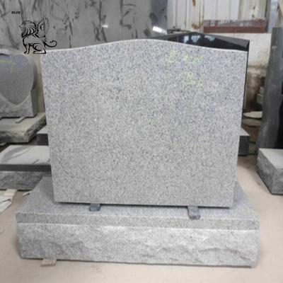 China White Granite Cemetery Gravestone Marble Grave Monument Modern Tombstone Natural Stone Wholesale en venta